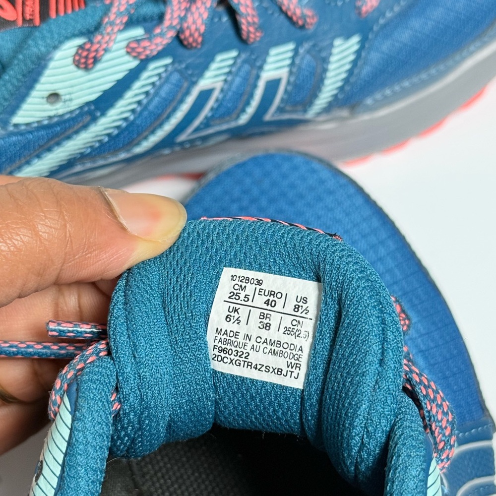 ASICS Women's Trail Scout 2 Running Shoes Size 8.5 in DEEP SEA Teal - Picture 5 of 5